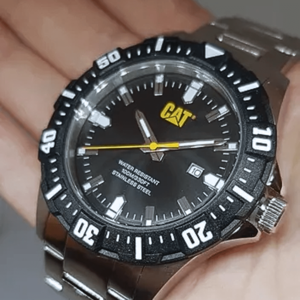 RELOJ CAT PZ.141.11.121 MOTO PLATEADO3
