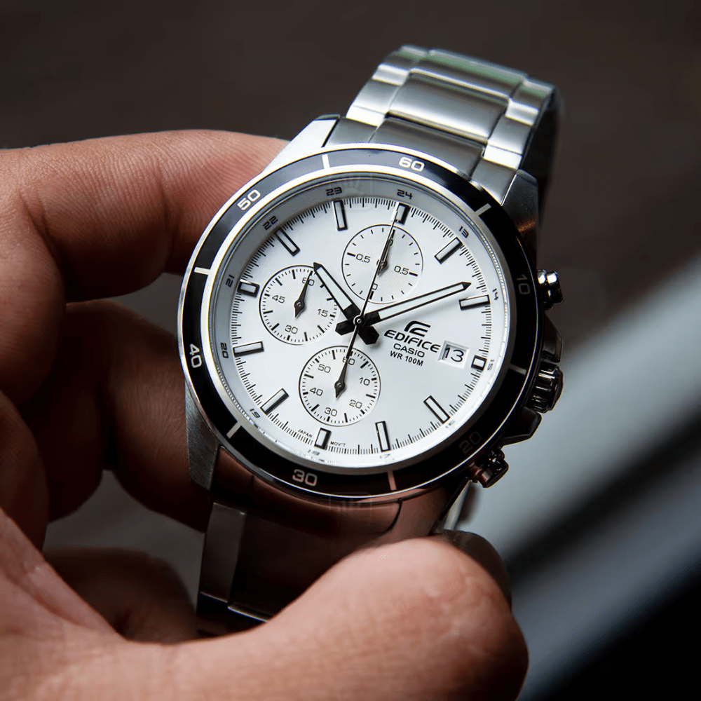 RELOJ CASIO EDIFICE EFR-526D-7AVUDF PLATEADO3