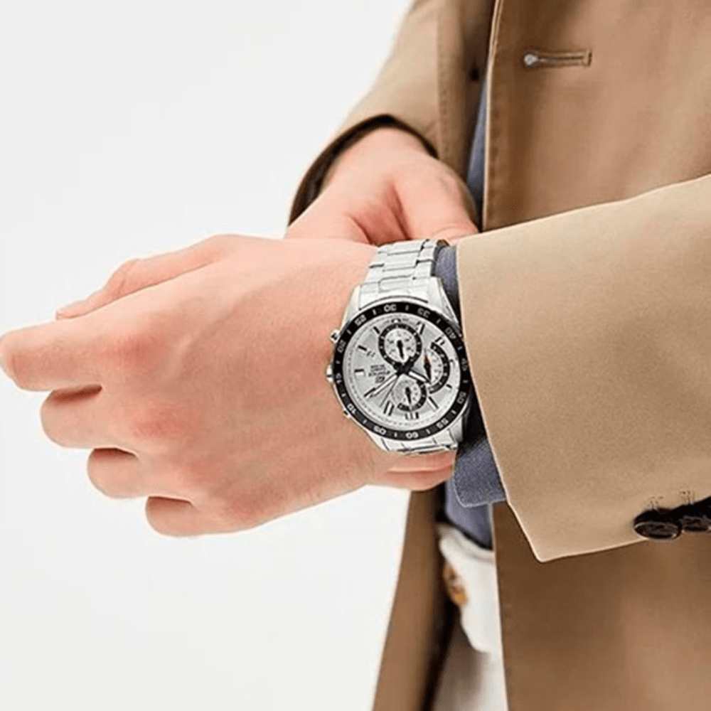 RELOJ CASIO EDIFICE EFV-550D-7AVUDF PLATEADO2