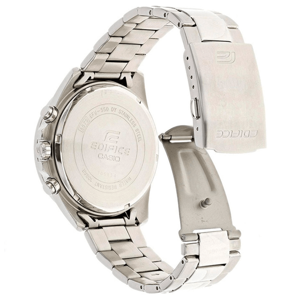 RELOJ CASIO EDIFICE EFV-550D-7AVUDF PLATEADO5