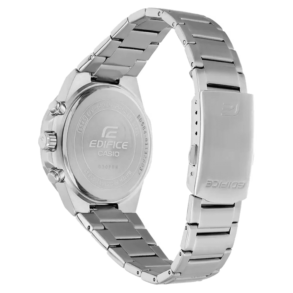 RELOJ CASIO EDIFICE EFV-640D-2AVUDF PLATEADO4