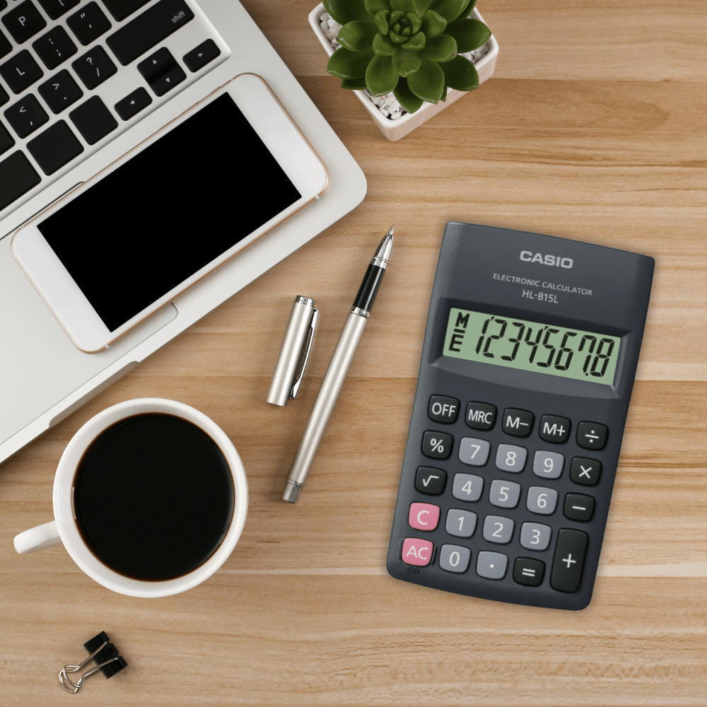 CALCULADORA CASIO HL-815L-BK2