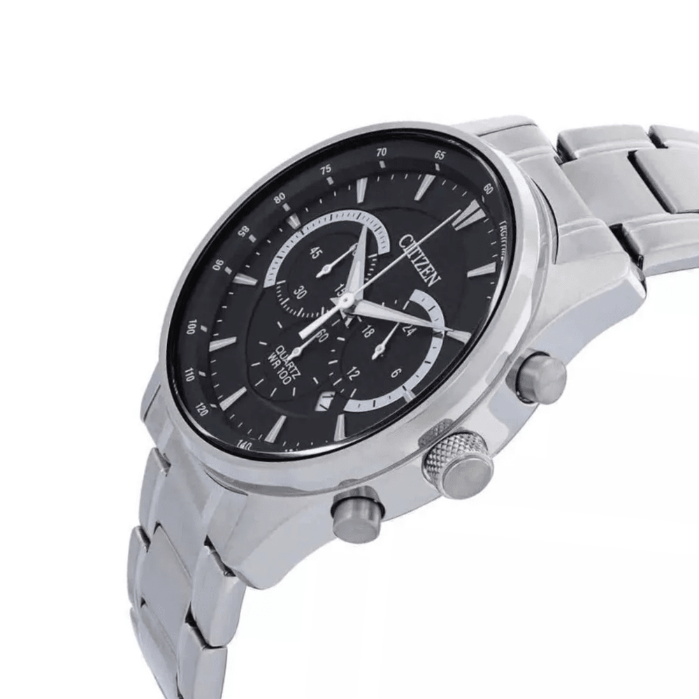 RELOJ CITIZEN AN8191-59E QUARTZ PLATEADO/NEGRO4