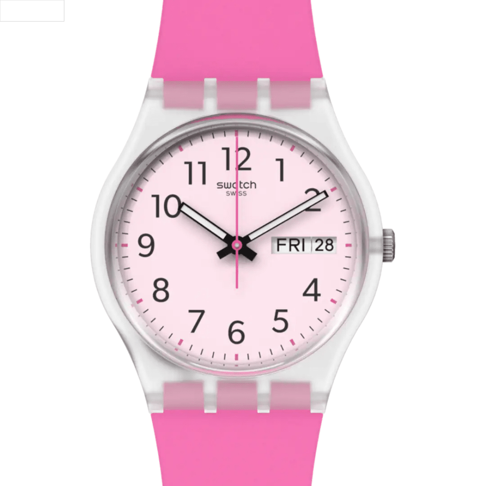 RELOJ SWATCH GE724 RINSE REPEAT PINK ROSADO1