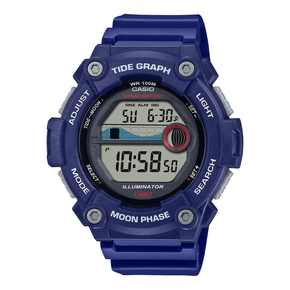 Reloj Casio Deportivo WS-1300H-2AVCF Resina Digital Azul Hombre6