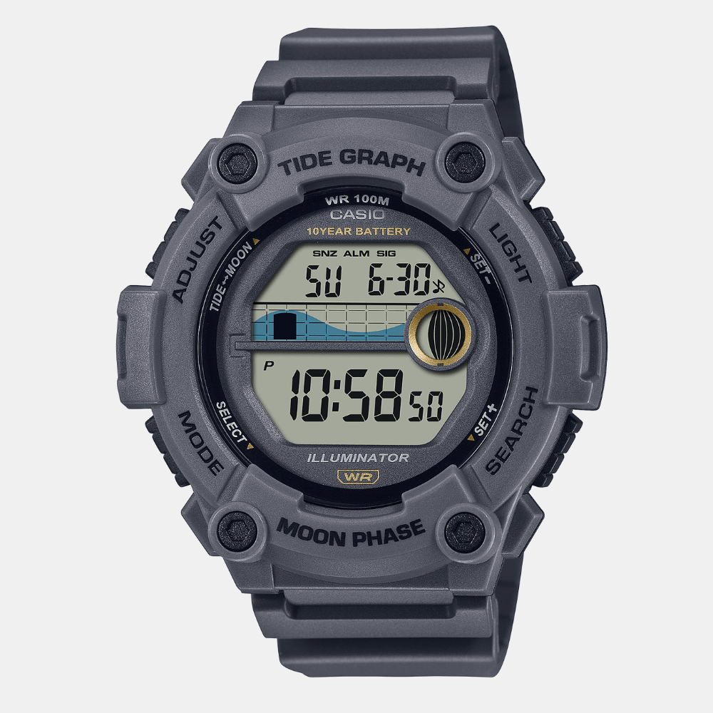 Reloj Casio Deportivo WS-1300H-8AVCF Resina Digital Gris Hombre1