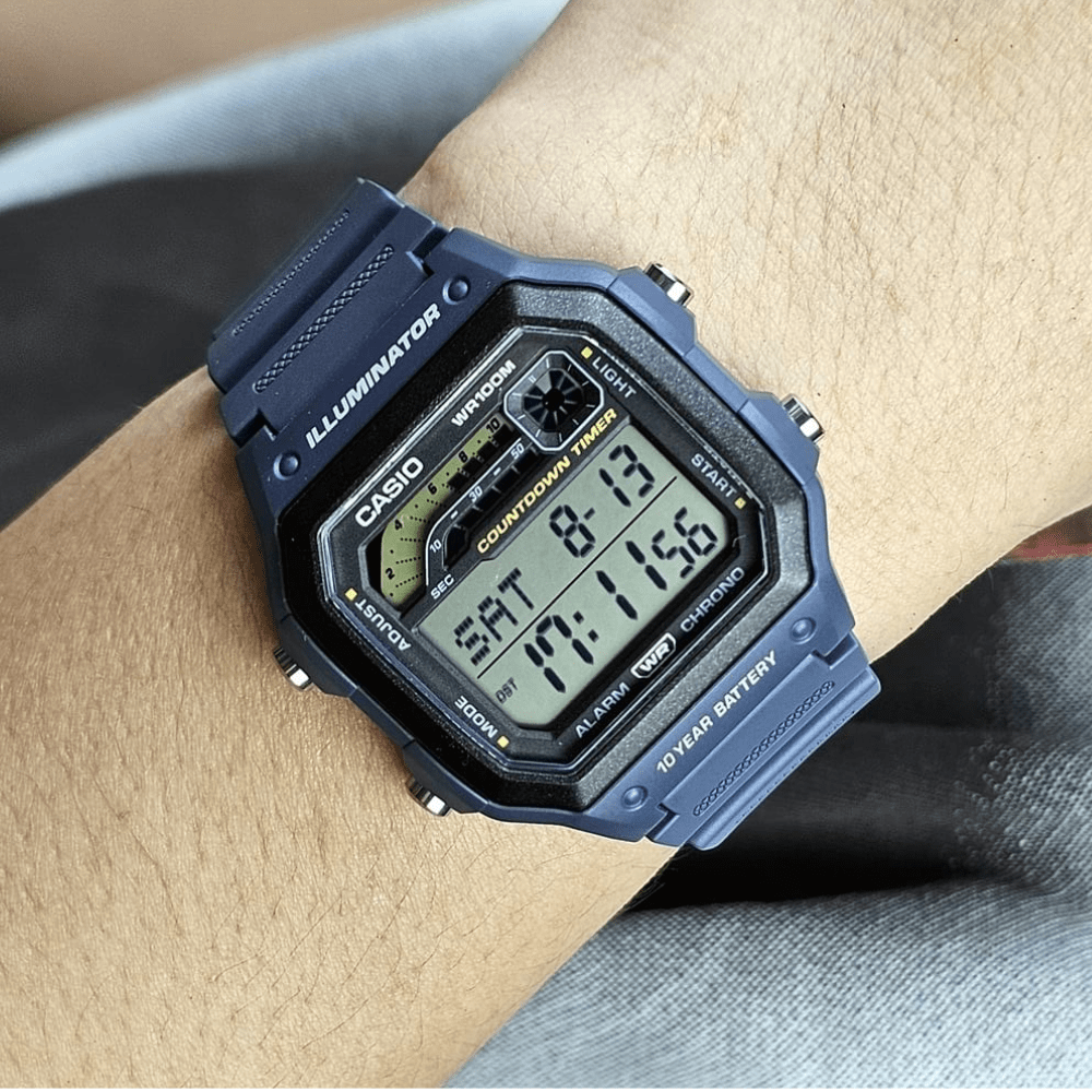 Reloj Casio Deportivo WS-1600H-2AVCF Resina Digital Azul Hombre2