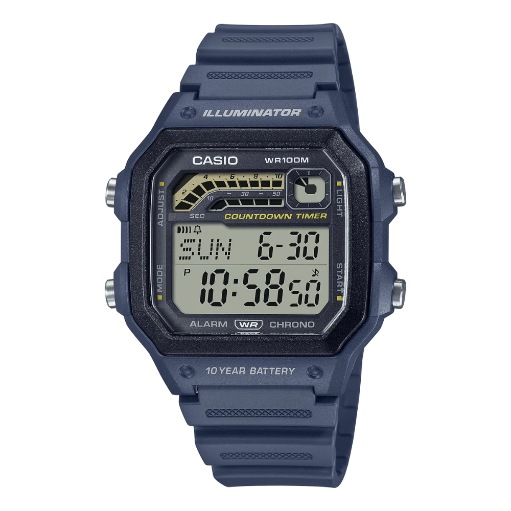 Reloj Casio Deportivo WS-1600H-2AVCF Resina Digital Azul Hombre6