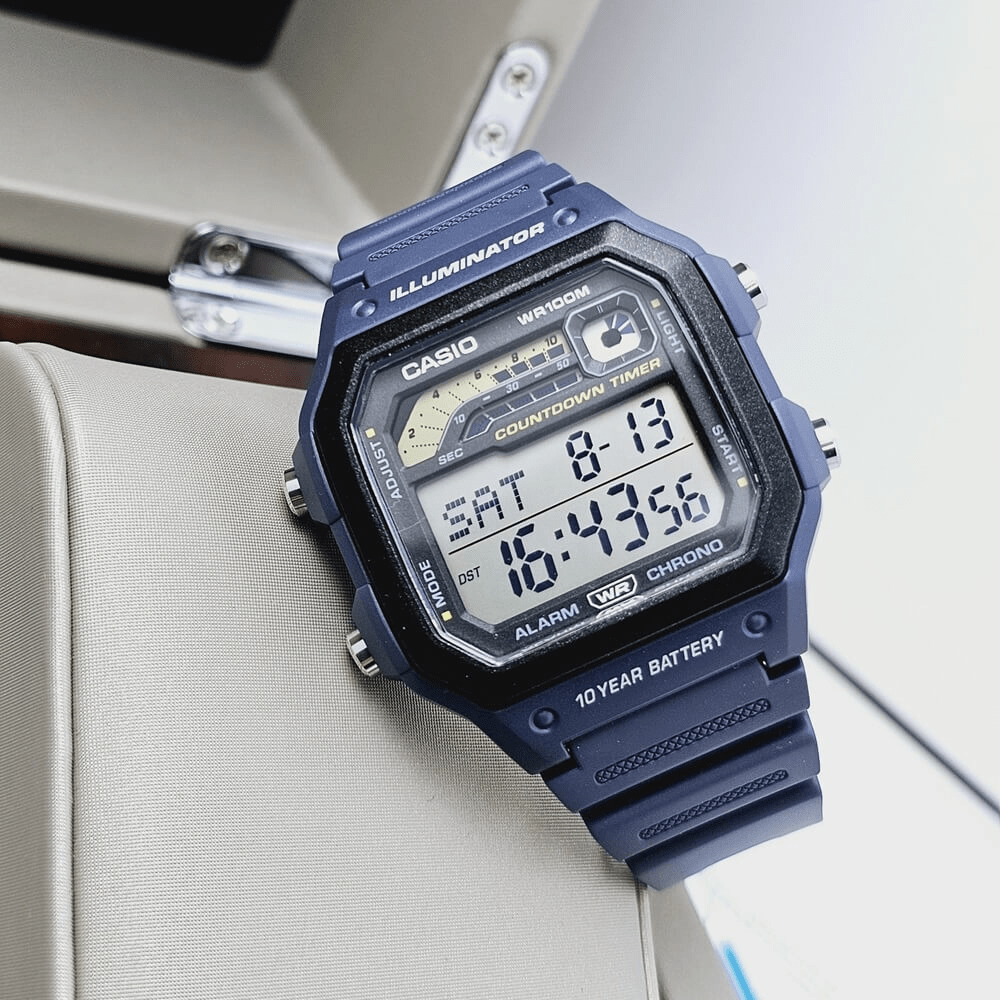 Reloj Casio Deportivo WS-1600H-2AVCF Resina Digital Azul Hombre5
