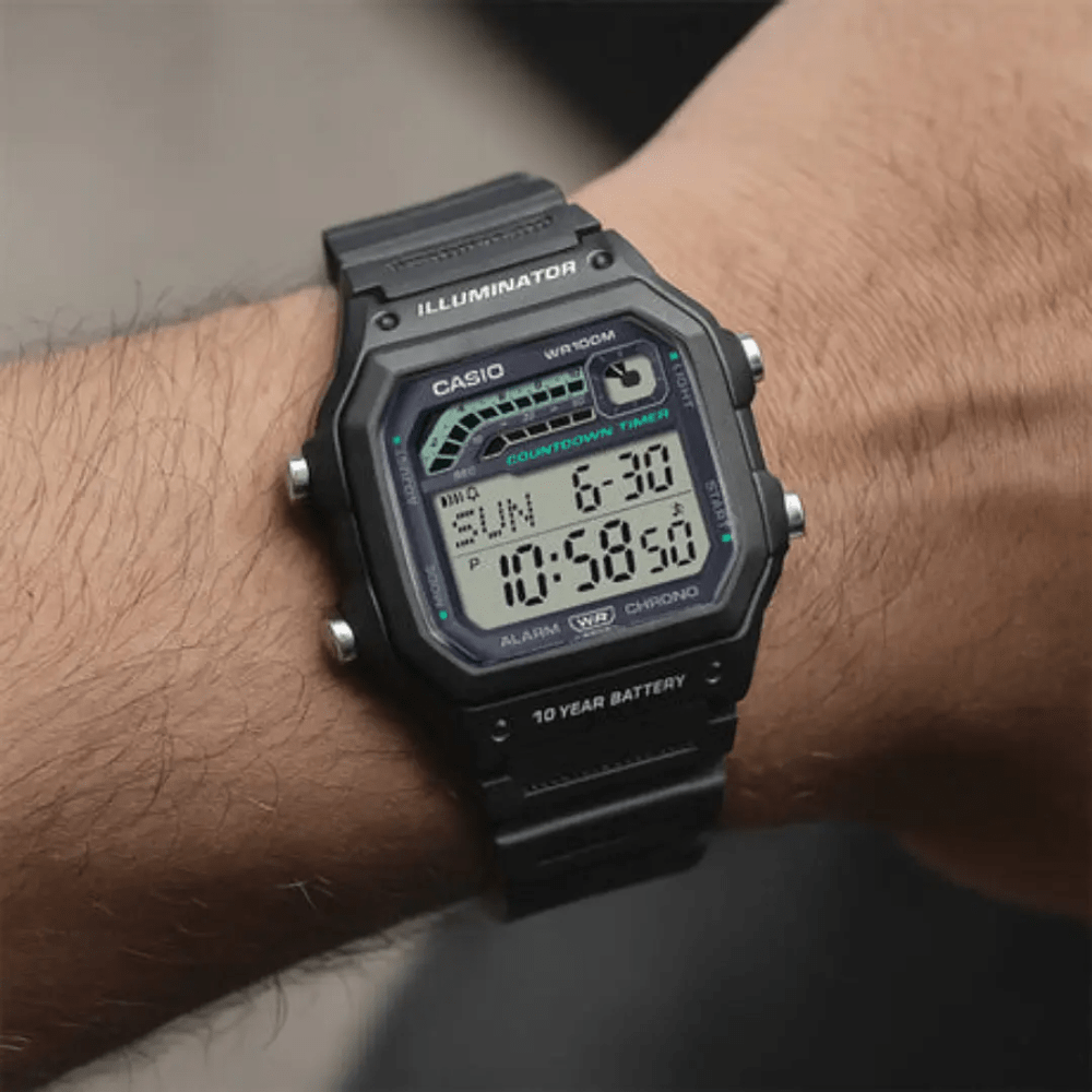 Reloj Casio Deportivo WS-1600H-8AVCF Resina Digital Gris Hombre2