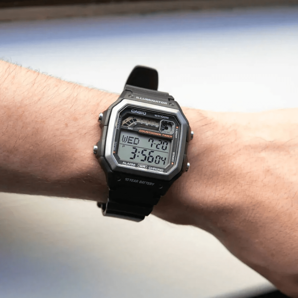 Reloj Casio Deportivo WS-1600H-1AVCF Resina Digital Negro Hombre2