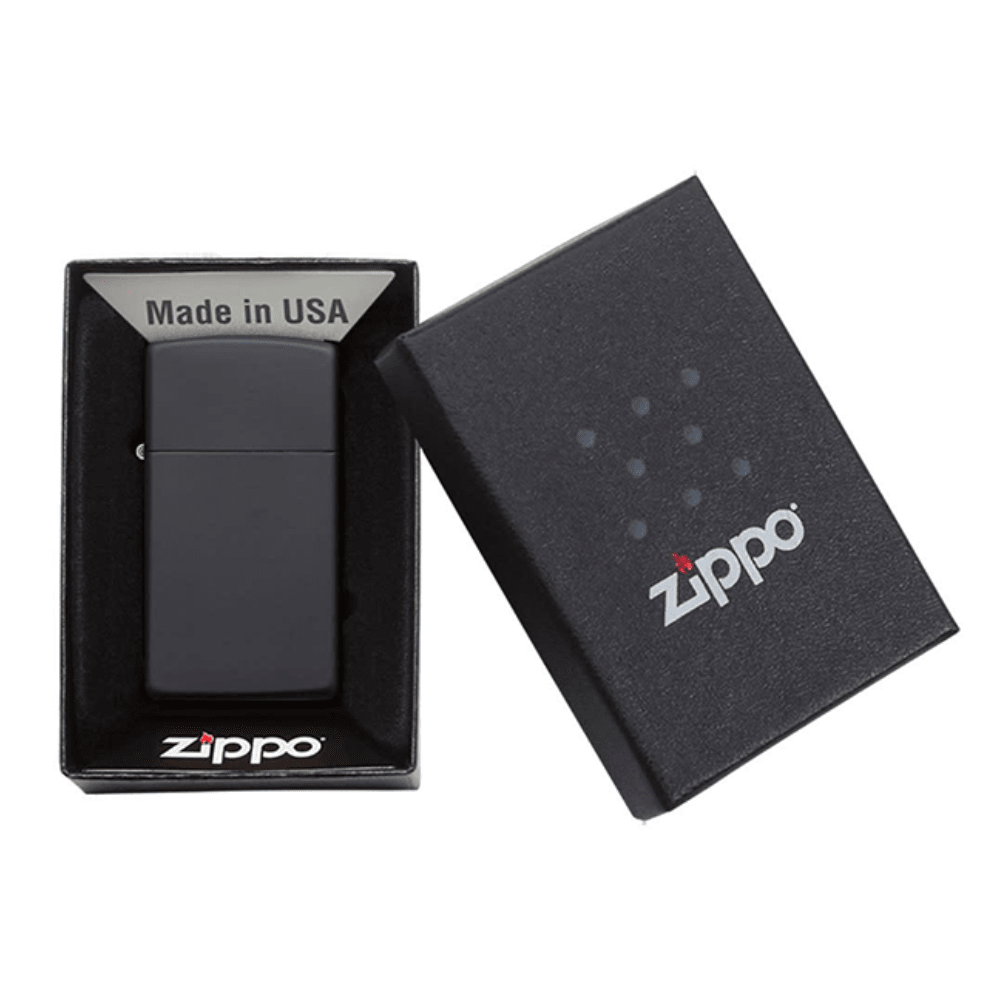 ENCENDEDOR ZIPPO 1618 SLIM BLACK MATTE3