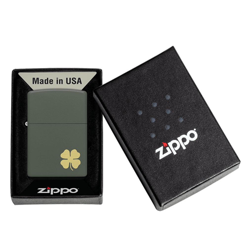 ENCENDEDOR ZIPPO 49796 TRÉBOL 4 HOJAS3