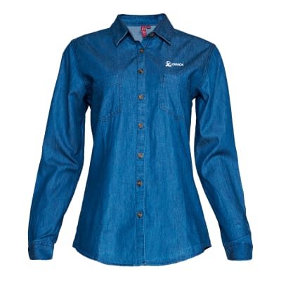 Camisa Denim Comfort 100% Algodón Mujer