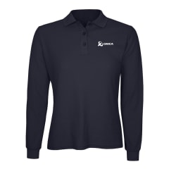 Polera Piqué Manga Larga Mujer 0