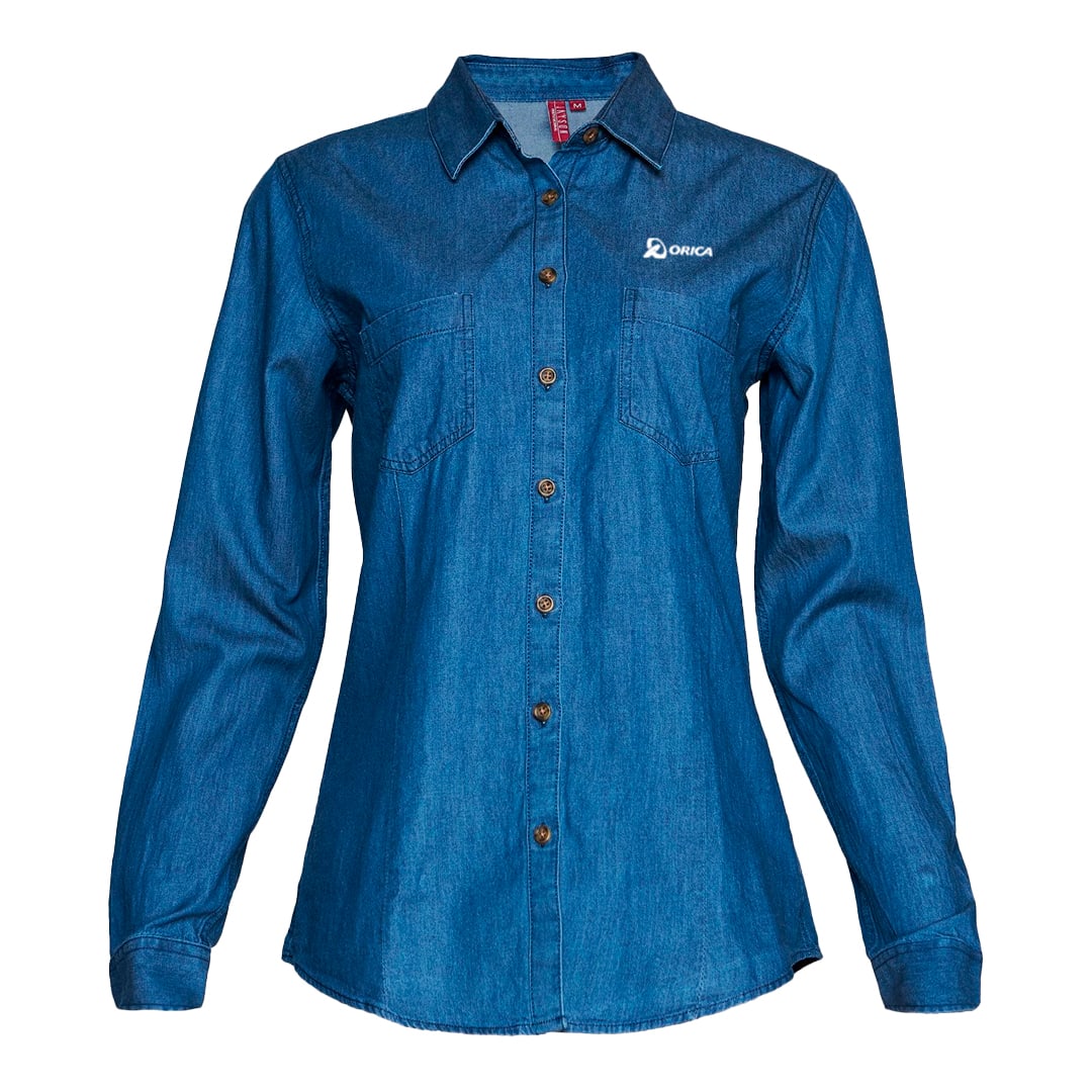 Camisa Denim Comfort 100% Algodón Mujer1