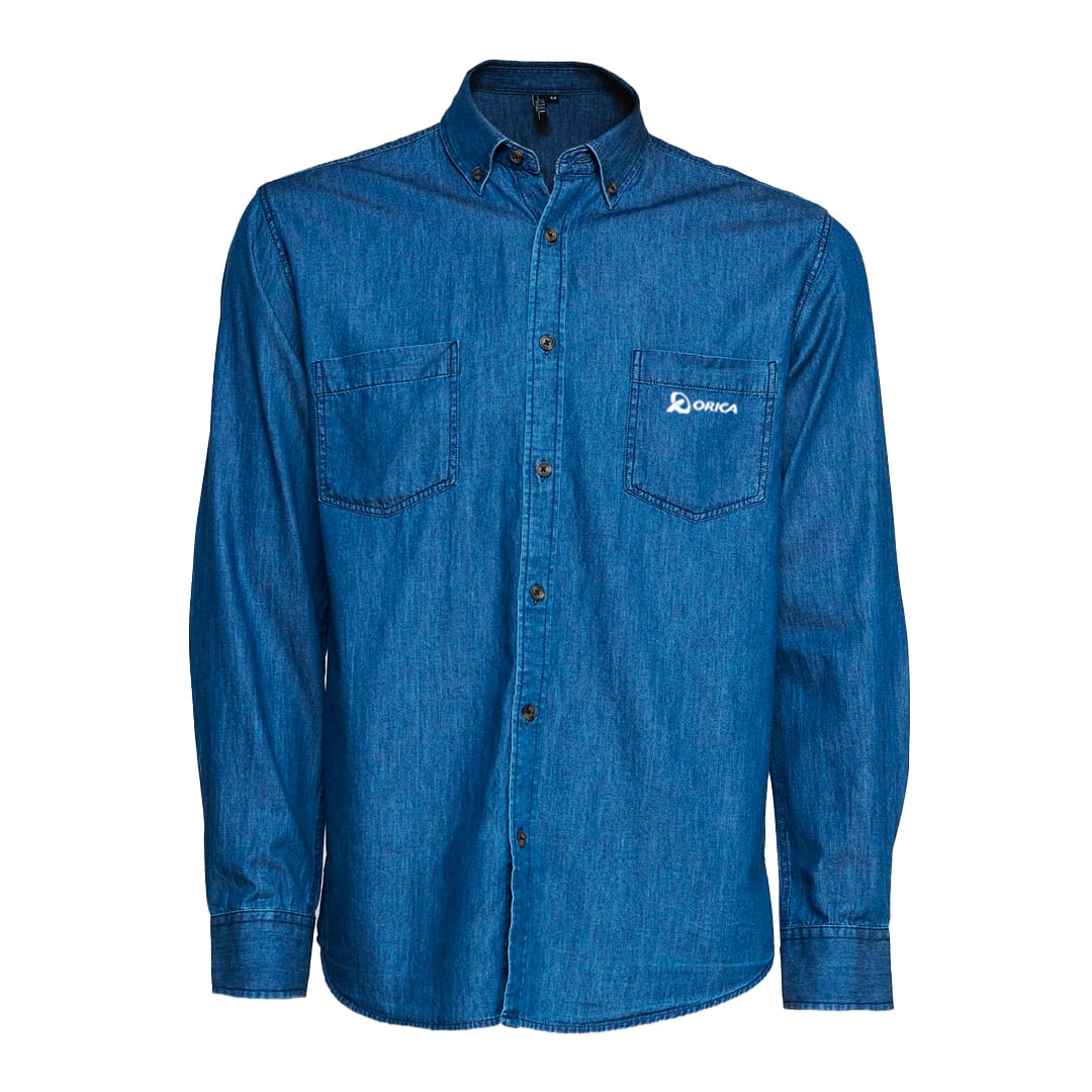 Camisa Denim Comfort 100% Algodón Hombre1