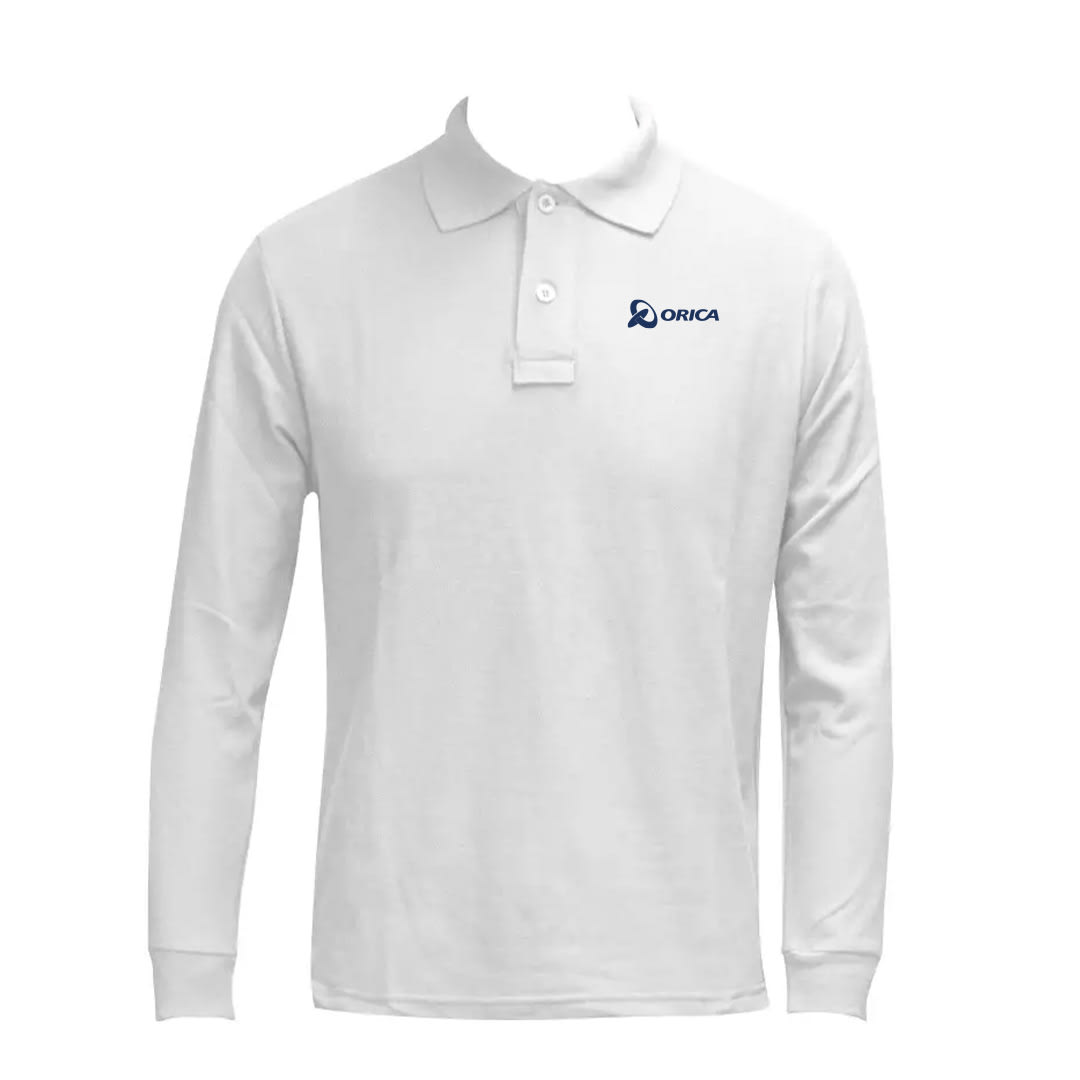 Polera Piqué Manga Larga Hombre2