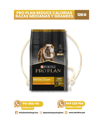PROPLAN REDUCE CALORIAS - RAZAS MEDIANAS Y GRANDES
