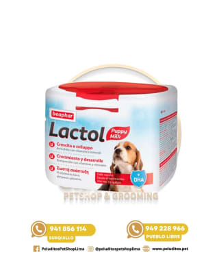 BEAPHAR LACTOL PUPPY MILK POWDER – LECHE DE SUSTITUCIÓN PARA CACHORROS – 250GR