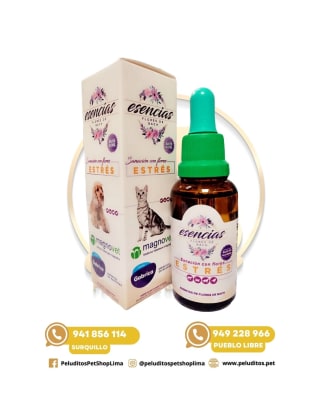 ESENCIAS FLORALES BACH ESTRÉS – GOTAS PARA PERROS, GATOS Y ANIMALES – 30ML