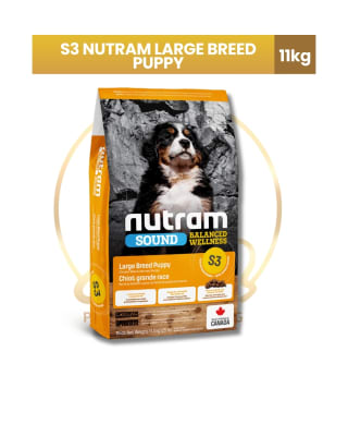S3 NUTRAM SOUND DRY LARGE BREED PUPPY 11.4 KG