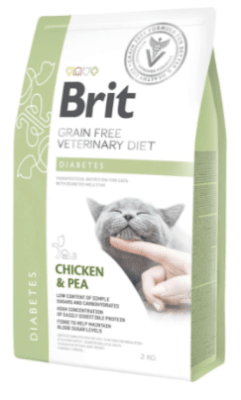 Brit GF Veterinary Diets Diabetes Cat x 2Kg