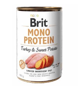 BRIT MONO PROTEIN TURKEY & SWEET POTATO 400 Gr.