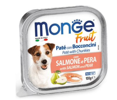 Monge Fruit Salmón y Pera – Paté para perros