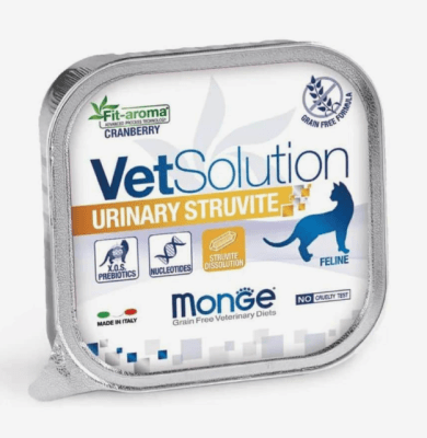 MONGE VS FELINE URINARY STRUVITE 100 gr.
