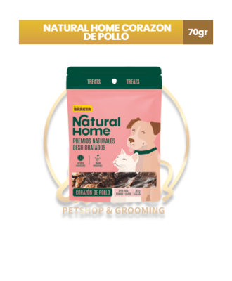 NATURAL HOME TREATS CORAZON DE POLLO  70gr
