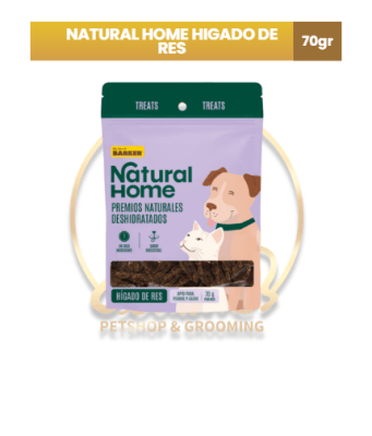 NATURAL HOME TREATS HIGADO DE RES 70gr