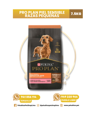 PROPLAN SENSITIVE SKIN - PIEL SENSIBLE RAZAS PEQUEÑAS