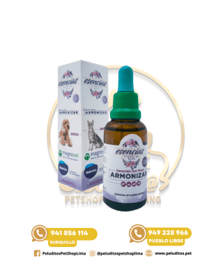 ESENCIAS FLORALES BACH ARMONÍA – GOTAS PARA PERROS, GATOS Y ANIMALES – 30ML