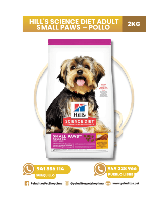 HILL'S SCIENCE DIET ADULT SMALL PAWS – POLLO 2KG