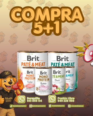 Promo Brit paté 5+1