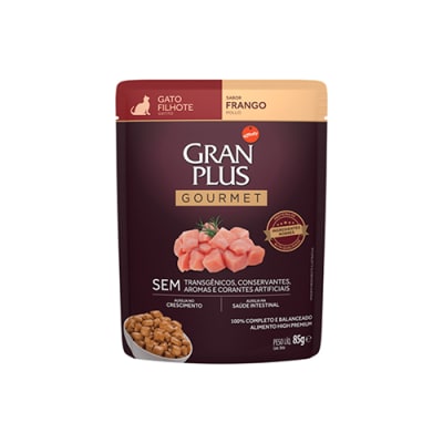 GRAN PLUS GATITO G. POUCH POLLO x85GR
