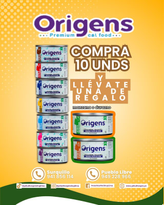 Promocion Origens 10 + 1 latas