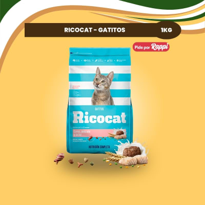 RICOCAT Gatitos carne, pescado y leche x 1Kg