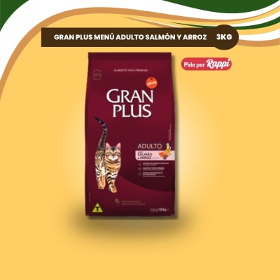 GRAN PLUS GATO ADULTO SALMON Y ARROZ