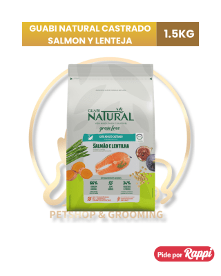 Guabi Adulto Castrado Salmón y Lenteja