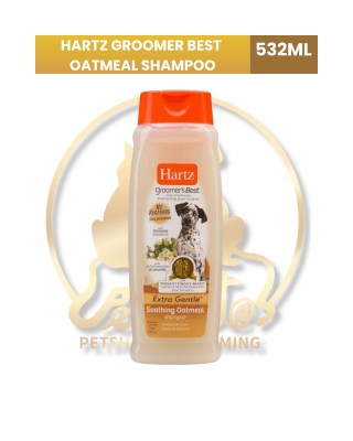 Shampoo Hartz Groomers Best de Avena oatmeal 532 ml