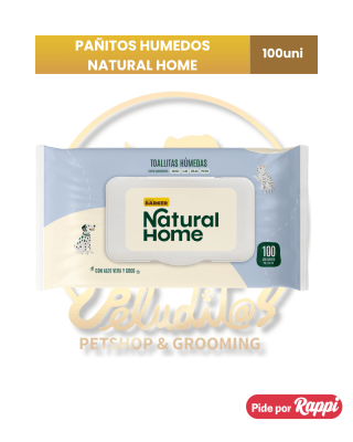Toallitas Húmedas Aloe y Coco Natural Home (100und)