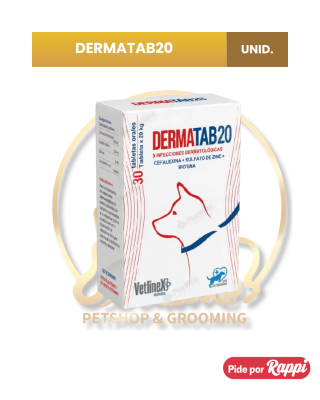 DERMA TAB-20 MG X UNID.