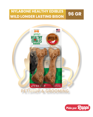 NYLABONE HEALTHY EDIBLES WILD LONGER LASTING BISON 96GR