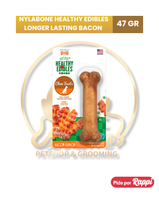 NYLABONE HEALTHY EDIBLES LONGER LASTING BACON 47GR
