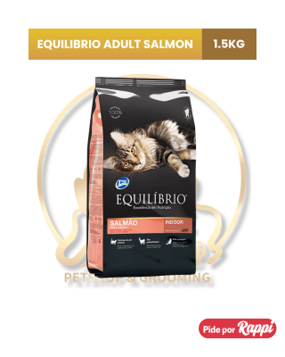 Equilibrio Adult Cats Salmon All Breeds 1.5 Kg