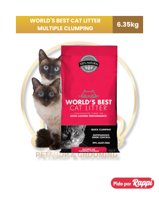 WORLD´S BEST CAT LITTER MULTIPLE CLUMPING