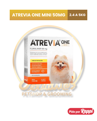 ATREVIA ONE Mini 50mg – Perros de 2.4 a 5kg