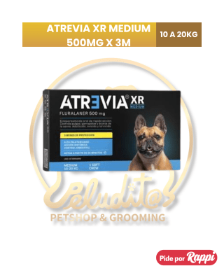 ATREVIA XR Medium 500mg – Perros de 10 a 20kg